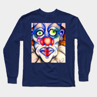 PINK TEAR CLOWN Long Sleeve T-Shirt